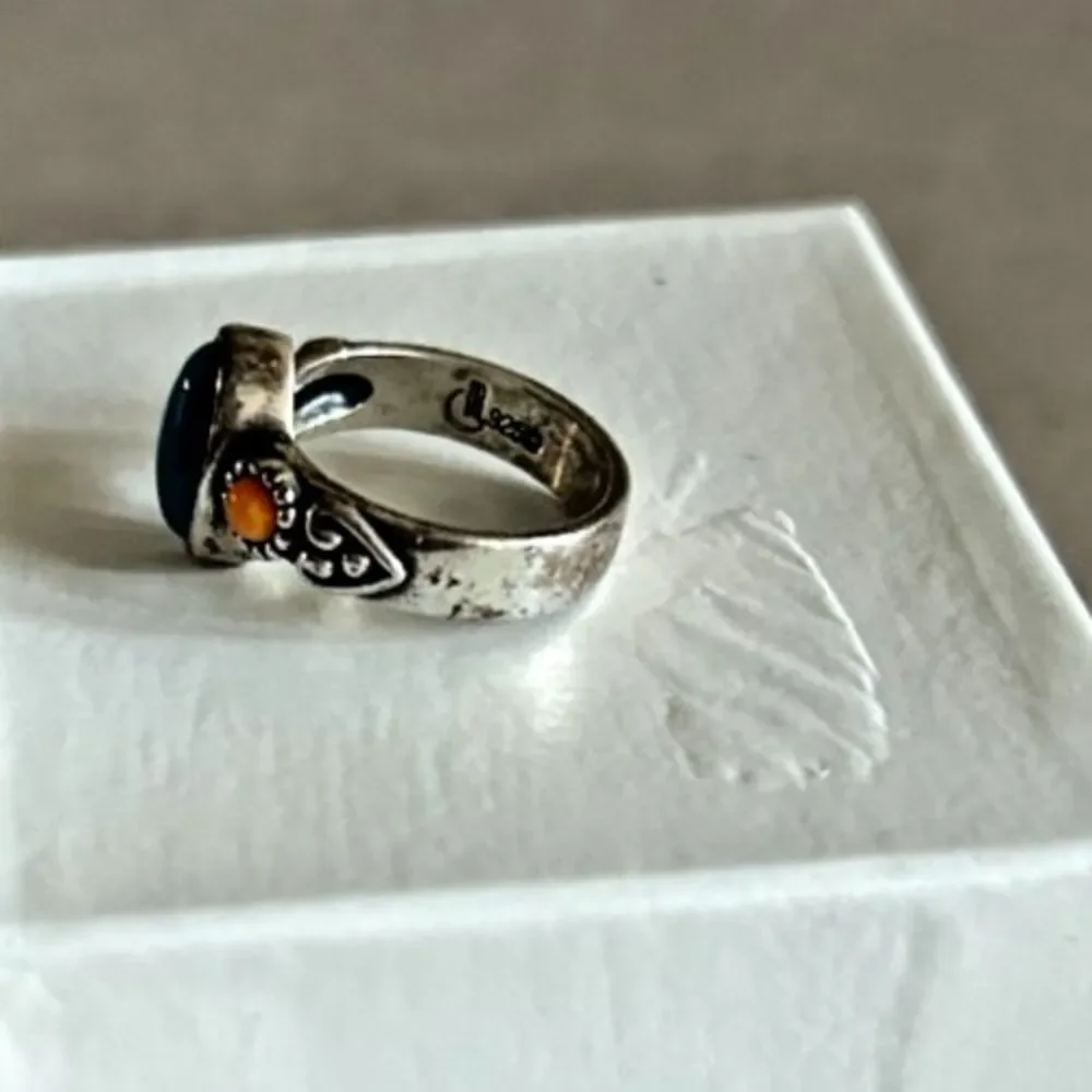 Carolyn Pollack Southwestern-Style .925 Sterling Silver Ring